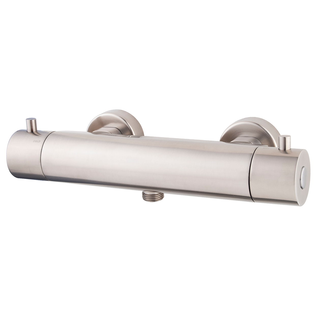Wiesbaden Caral Cool Touch Thermostatische Douchemengkraan Geborsteld Staal